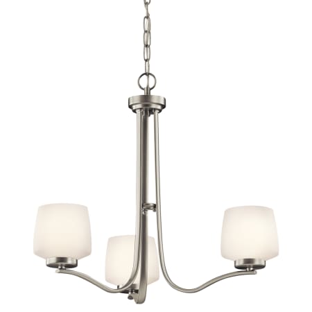 A large image of the Kichler 42829 Brushed Nickel