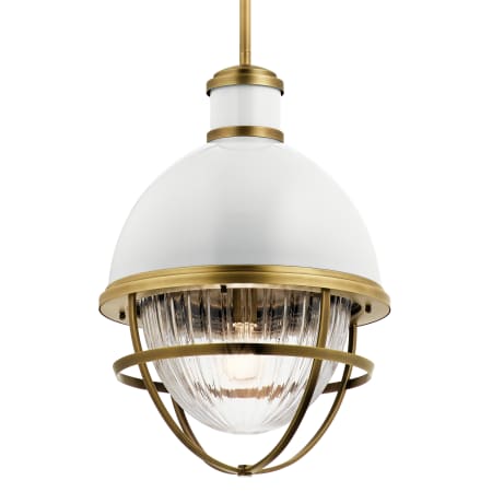 A large image of the Kichler 43012 Natural Brass