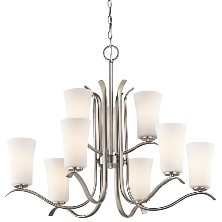 A large image of the Kichler 43075 Brushed Nickel
