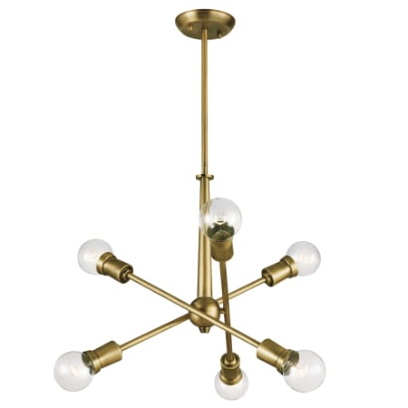 A large image of the Kichler 43095 Natural Brass