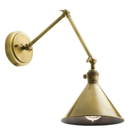 A large image of the Kichler 43115 Natural Brass