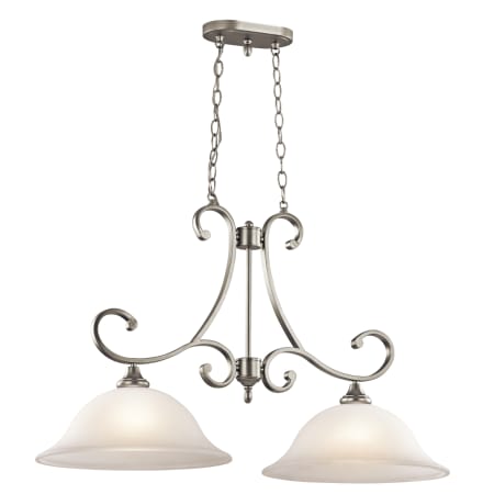 A large image of the Kichler 43160 Brushed Nickel