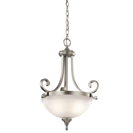 A large image of the Kichler 43163 Brushed Nickel
