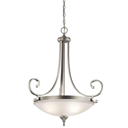 A large image of the Kichler 43164 Brushed Nickel