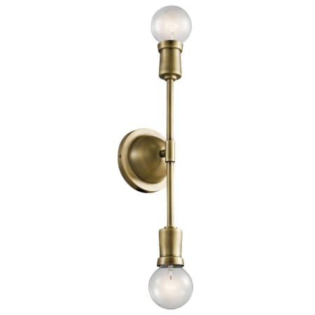 A large image of the Kichler 43195 Natural Brass