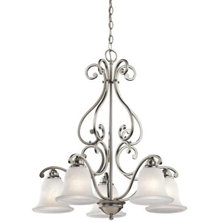 A large image of the Kichler 43225 Brushed Nickel