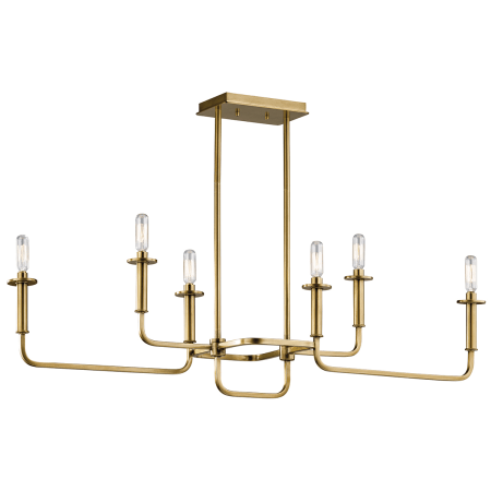 A large image of the Kichler 43362 Natural Brass
