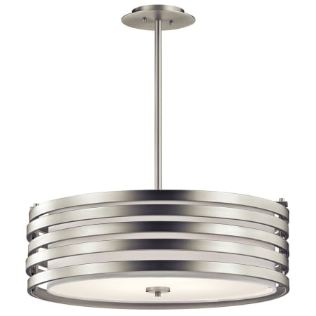 A large image of the Kichler 43390 Brushed Nickel