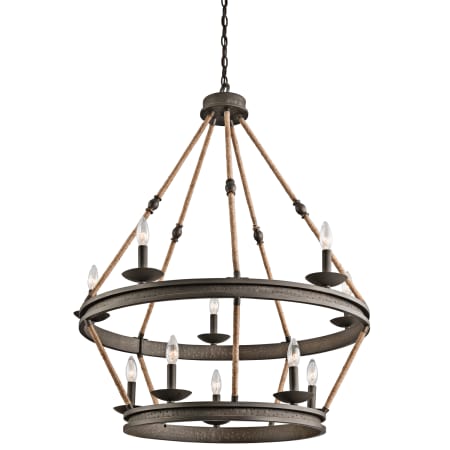 A large image of the Kichler 43424 Olde Bronze