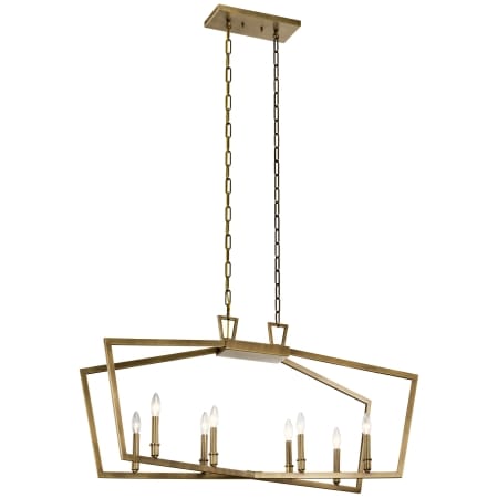 A large image of the Kichler 43494 Natural Brass