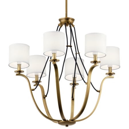 A large image of the Kichler 43532 Natural Brass