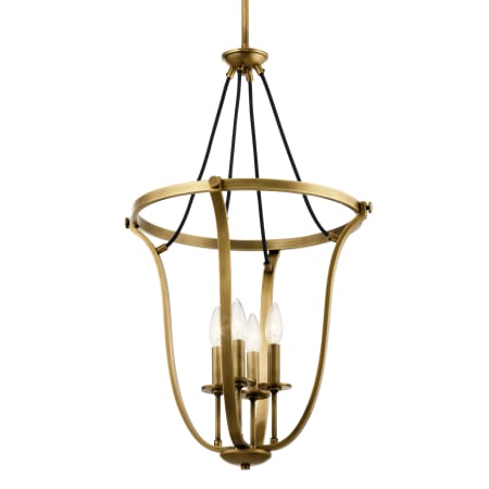 A large image of the Kichler 43535 Natural Brass