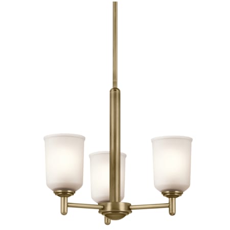 A large image of the Kichler 43670 Natural Brass