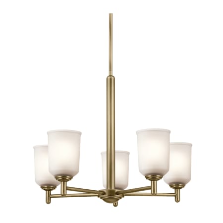 A large image of the Kichler 43671 Natural Brass