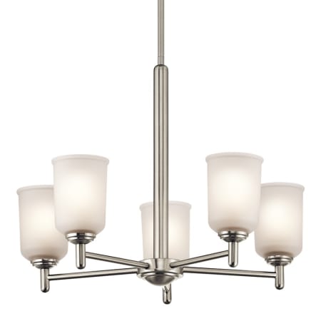 A large image of the Kichler 43671 Brushed Nickel