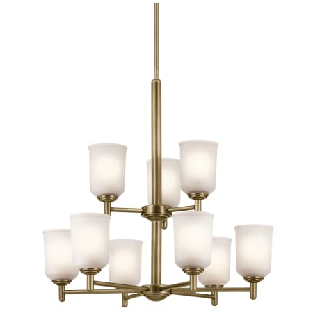 A large image of the Kichler 43672 Natural Brass