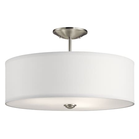 A large image of the Kichler 43692 Brushed Nickel