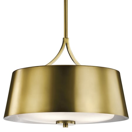 A large image of the Kichler 43744 Natural Brass