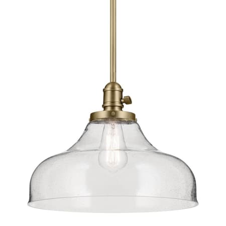 A large image of the Kichler 43906 Natural Brass