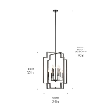 A large image of the Kichler 43966 Line Drawing