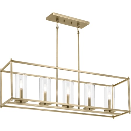 A large image of the Kichler 43995 Natural Brass