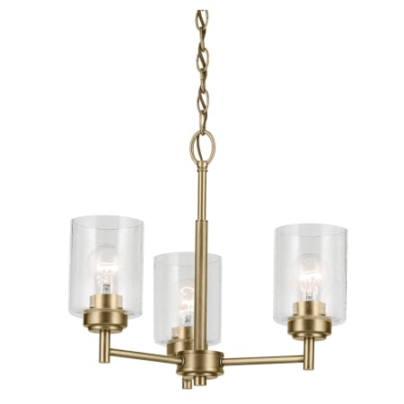 A large image of the Kichler 44029 Natural Brass