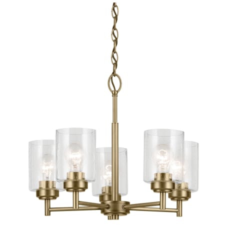 A large image of the Kichler 44030 Natural Brass