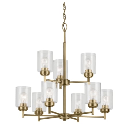 A large image of the Kichler 44031 Natural Brass