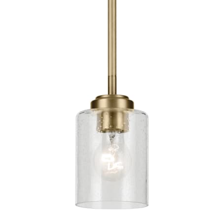A large image of the Kichler 44032 Natural Brass