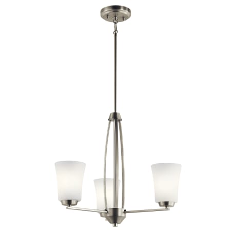A large image of the Kichler 44050 Brushed Nickel