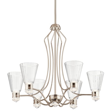 A large image of the Kichler 44354LED Polished Nickel