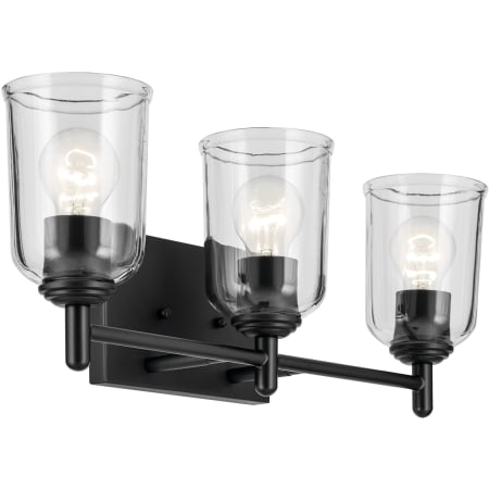 A large image of the Kichler 45574 Black / Clear