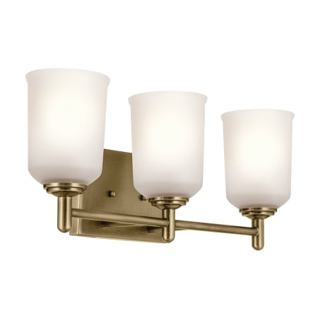 A large image of the Kichler 45574 Natural Brass