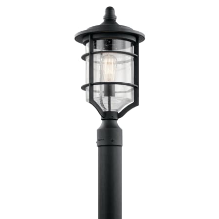 A large image of the Kichler 49129 Distressed Black