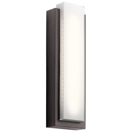 A large image of the Kichler 49558LED Architectural Bronze