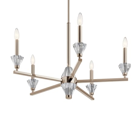 A large image of the Kichler 52001 Polished Nickel