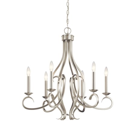A large image of the Kichler 52240 Brushed Nickel