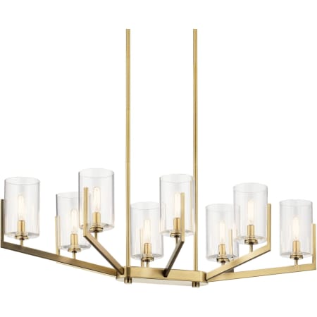 A large image of the Kichler 52315 Brushed Natural Brass