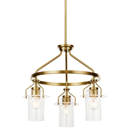 A large image of the Kichler 52377 Brushed Brass