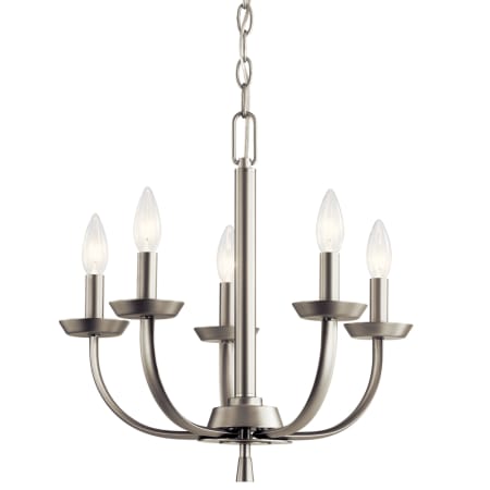 A large image of the Kichler 52385 Brushed Nickel