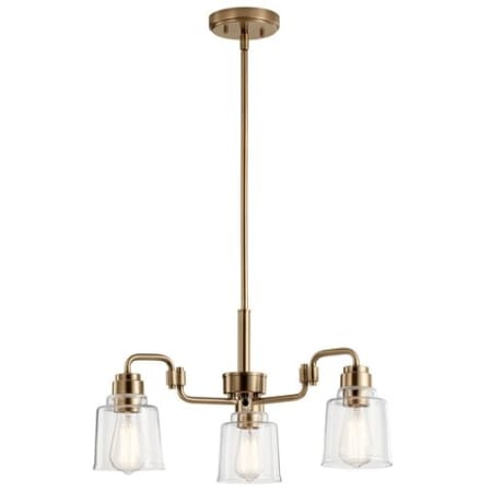 A large image of the Kichler 52397 Weathered Brass
