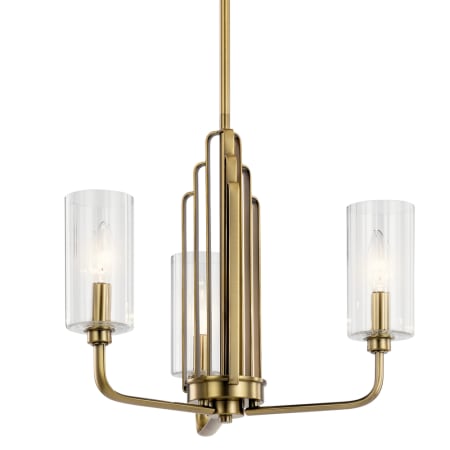 A large image of the Kichler 52410 Brushed Natural Brass