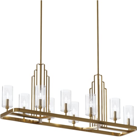 A large image of the Kichler 52413 Brushed Natural Brass