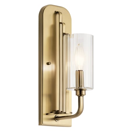 A large image of the Kichler 52415 Brushed Natural Brass