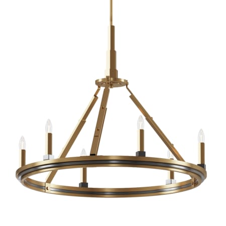 A large image of the Kichler 52420 Brushed Natural Brass