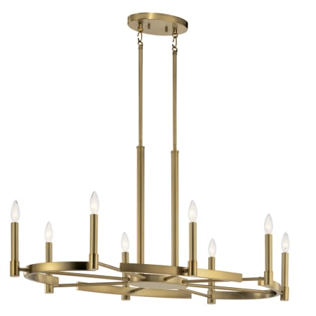 A large image of the Kichler 52429 Brushed Natural Brass
