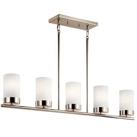 A large image of the Kichler 52430 Polished Nickel