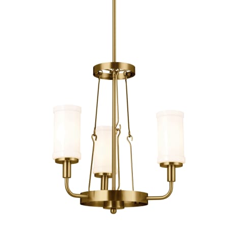 A large image of the Kichler 52450 Natural Brass