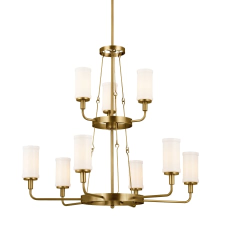 A large image of the Kichler 52452 Natural Brass