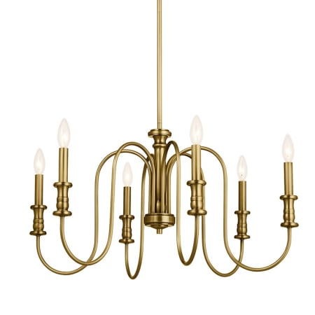 A large image of the Kichler 52470 Natural Brass